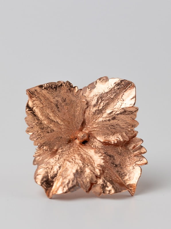 prsten, prsteny, ring, rings, originální šperky, original jewel, jewellery, leafinside, galvanoplastika, copper, best gift, dárek, na valentýna, vánoční dárek, stylový šperk, šperk, flower ring