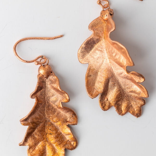 earrings, náušnice originální šperky, original jewel, jewellery, leafinside, galvanoplastika, copper, best gift, dárek, na valentýna, vánoční dárek, stylový šperk, šperk,