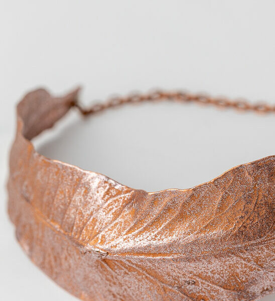 náramek, bracelet lípa, tilia, originální šperky, original jewel, jewellery, leafinside, galvanoplastika, copper, best gift, dárek, na valentýna, vánoční dárek, stylový šperk, šperk,