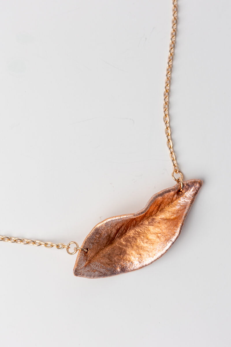 citrus, citron, citrus kiss,necklace, náhrdelník, originální šperky, original jewel, jewellery, leafinside, galvanoplastika, copper, best gift, dárek, na valentýna, vánoční dárek, stylový šperk, šperk, madeira collection