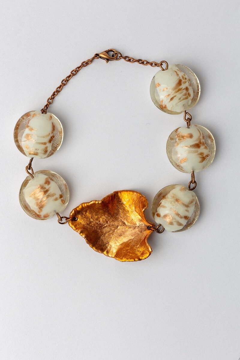 náramek, bracelet originální šperky, original jewel, jewellery, leafinside, galvanoplastika, copper, best gift, dárek, na valentýna, vánoční dárek, stylový šperk, šperk,