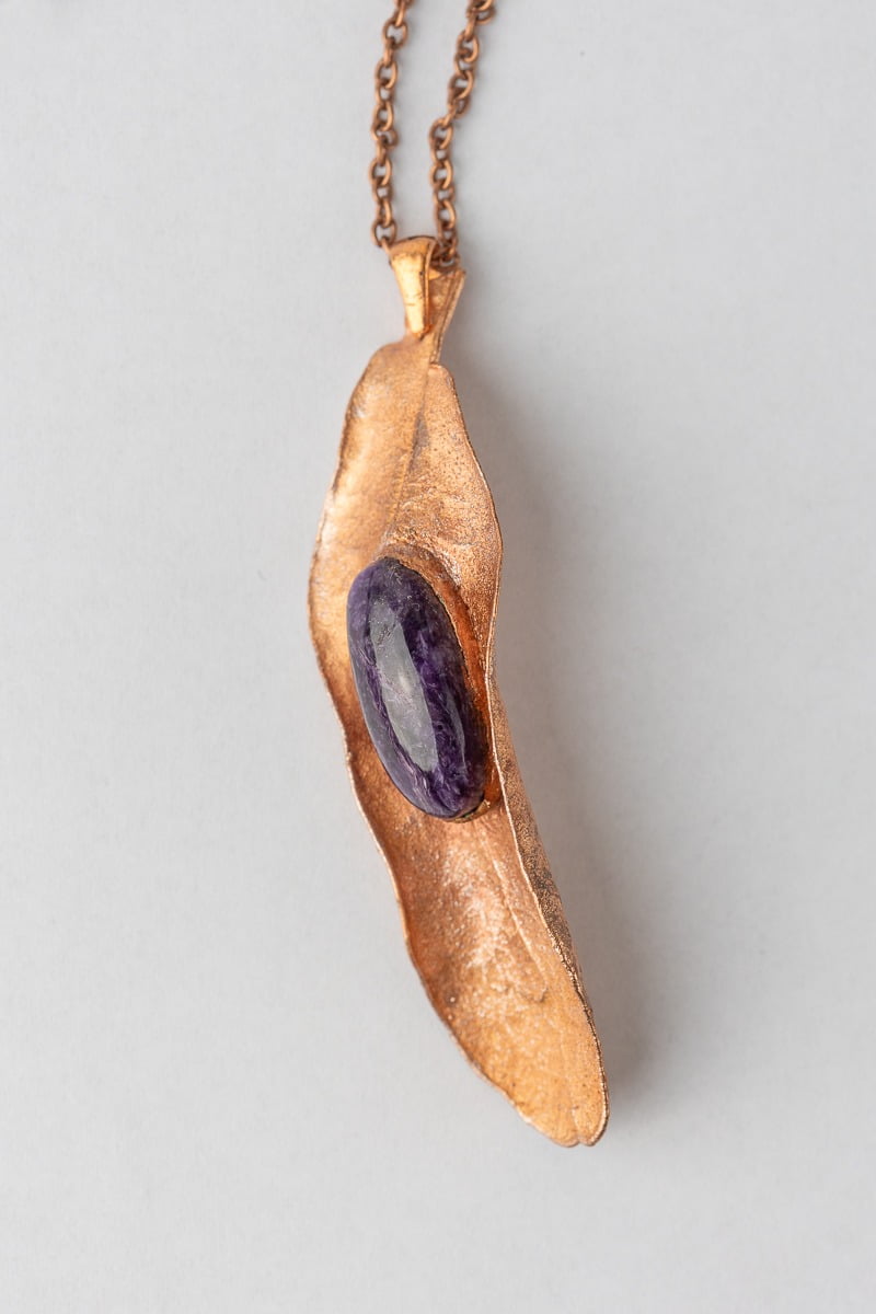 tilia, lípa, kámen, gem, necklace, náhrdelník, originální šperky, original jewel, jewellery, leafinside, galvanoplastika, copper, best gift, dárek, na valentýna, vánoční dárek, stylový šperk, šperk, madeira collection, madeira ring