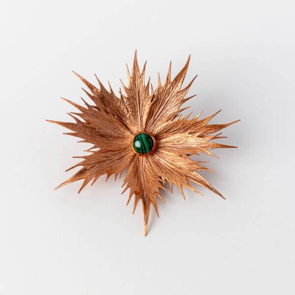 Cyclamen brooch N°100 - leafinside - jewellery
