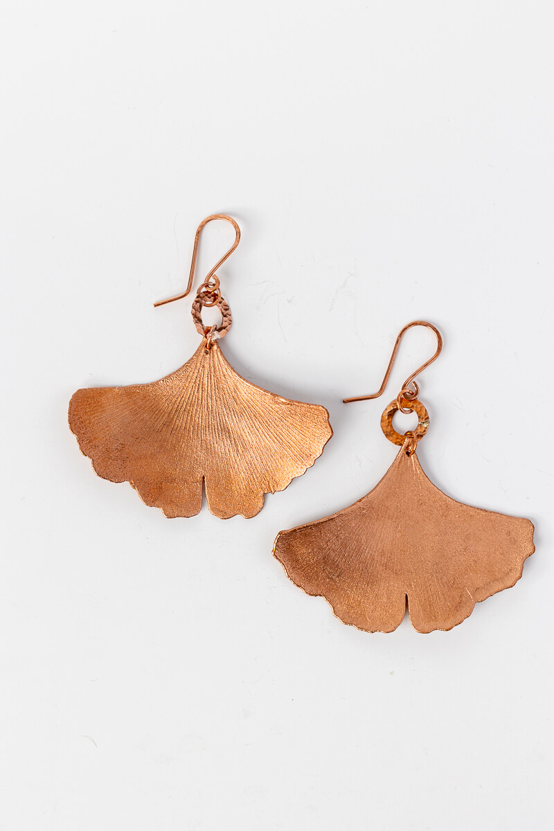 Ginkgo earrings N°114 - leafinside - jewellery