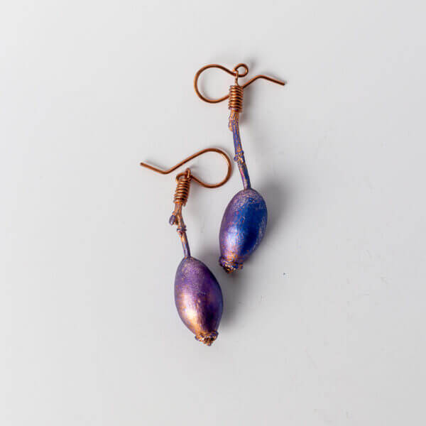Rose hip earring N°112 - leafinside - jewellery
