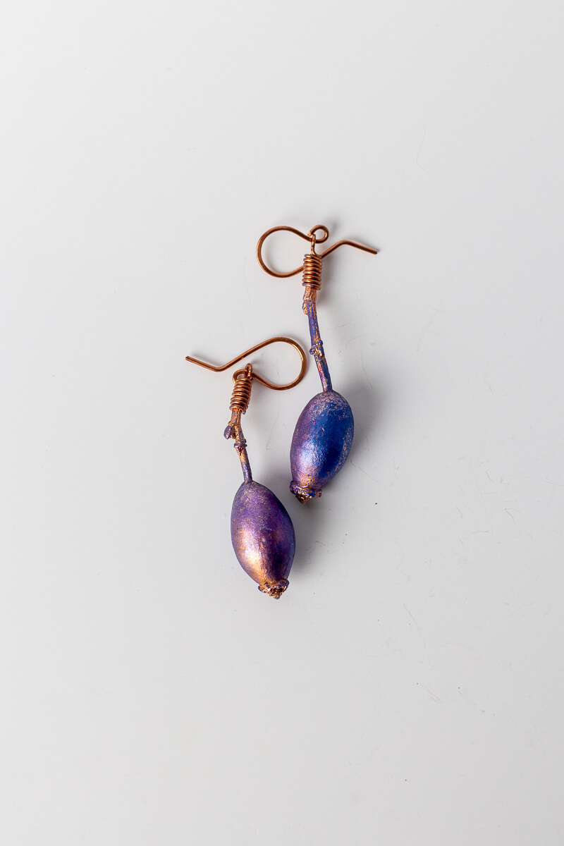 Rose hip earring N°111 - leafinside - jewellery
