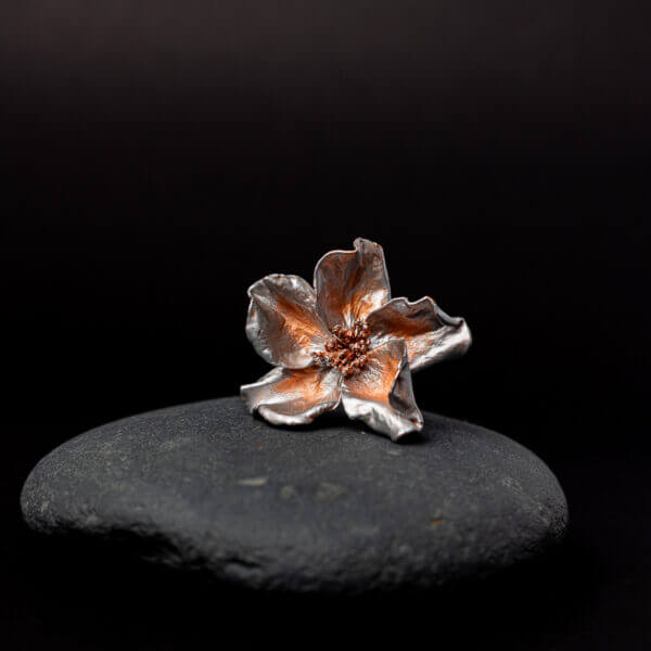 Animone ring N°100 - leafinside - jewellery