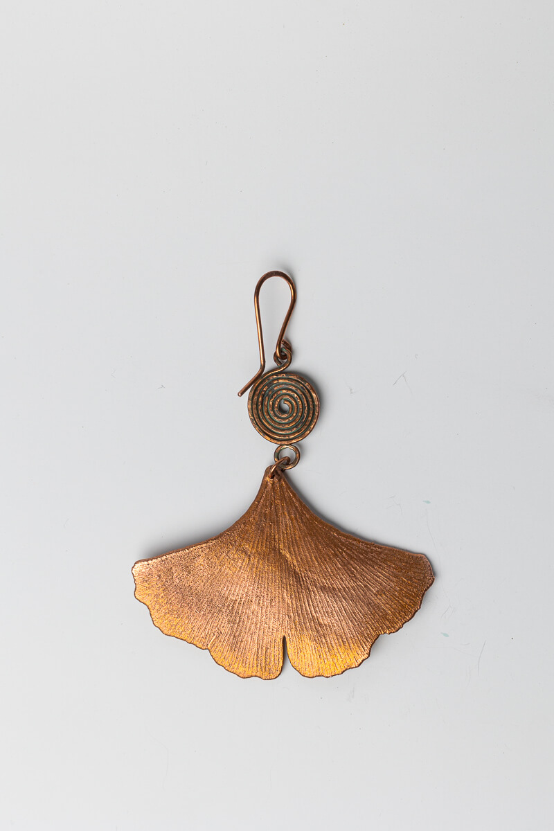 Ginkgo earrings N°114 - leafinside - jewellery