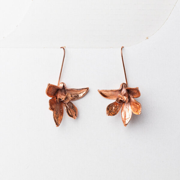 Orchidea earrings N°110 - leafinside - jewellery