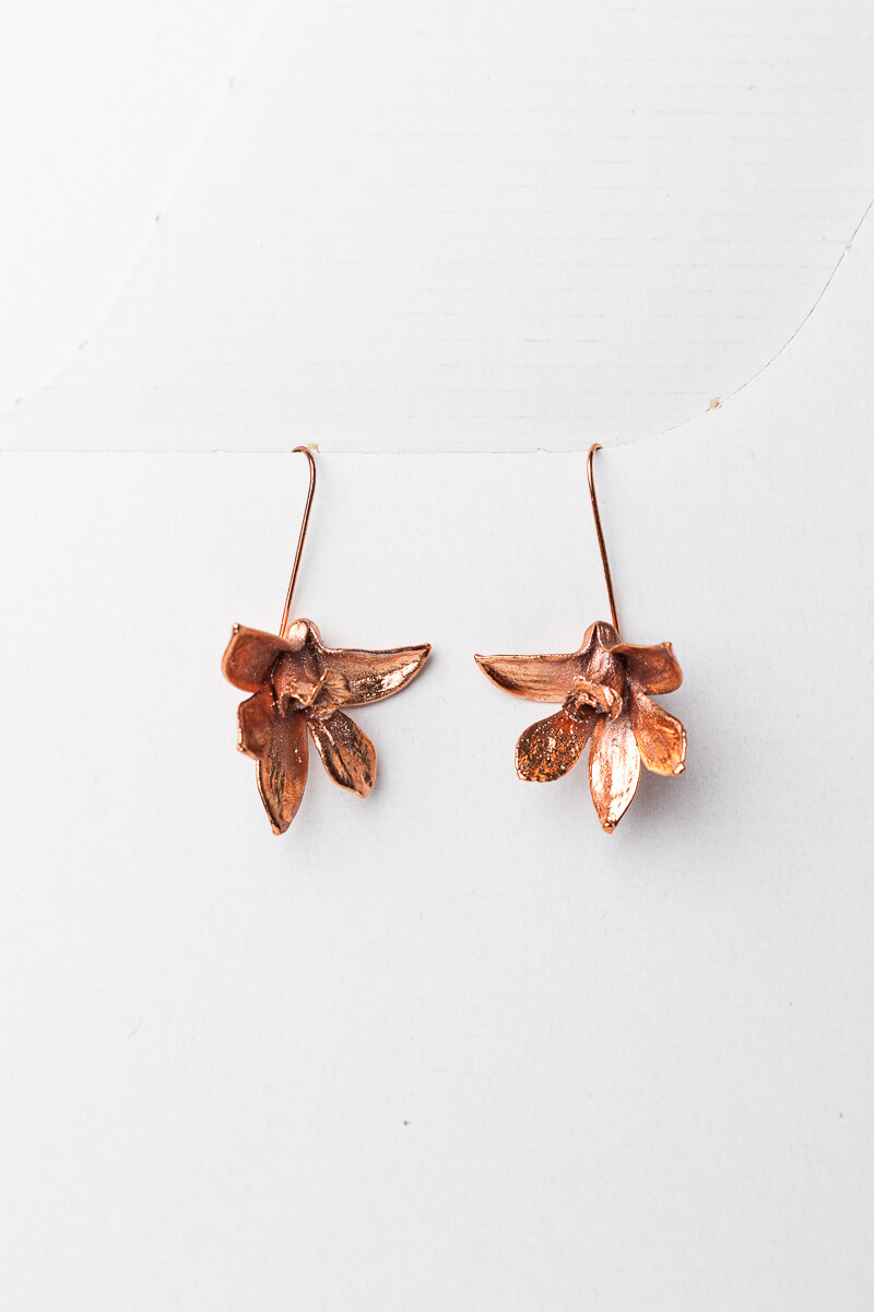 Rose hip earring N°111 - leafinside - jewellery